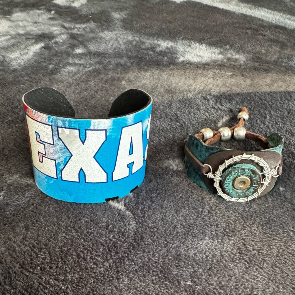 2 Women’s cuff bracelets.